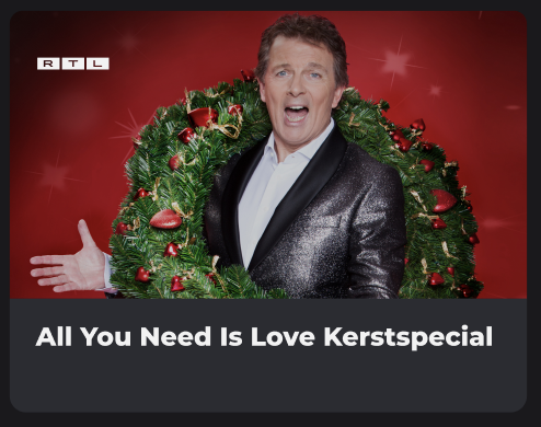 All You Need Is Love Kerstspecial app NLZIET