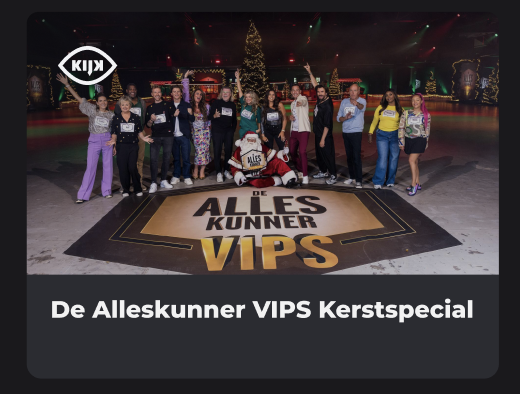 De Alleskunner VIPS Kerstspecial app NLZIET