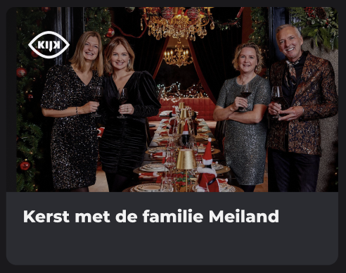 Kerst met de familie Meiland app NLZIET