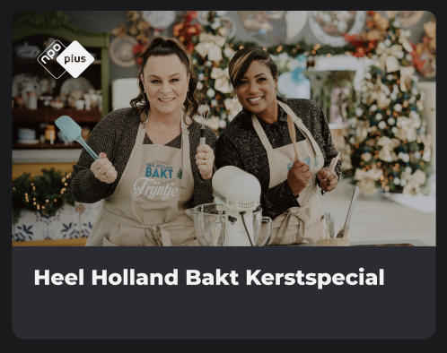 Heel Holland Bakt Kerstspecial app NLZIET