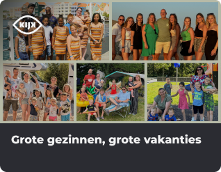 Grote gezinnen grote vakanties reisprogramma NLZIET