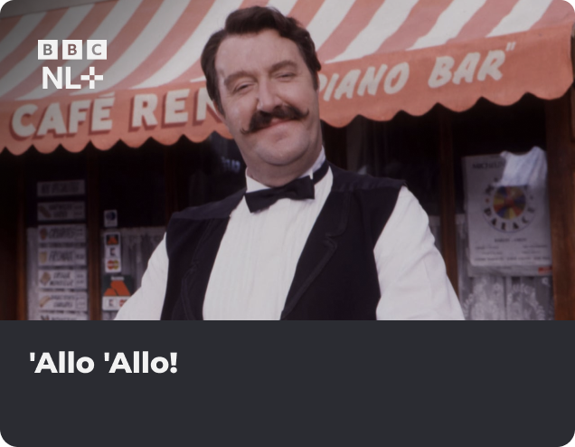 'Allo 'Allo! Beste Britse Comedy Series NLZIET